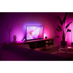 Philips Hue White & Col. Amb. Bloom Tischleuchte Schwarz