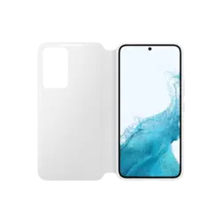 Samsung Galaxy S22 Smart Clear View Cover Weiß