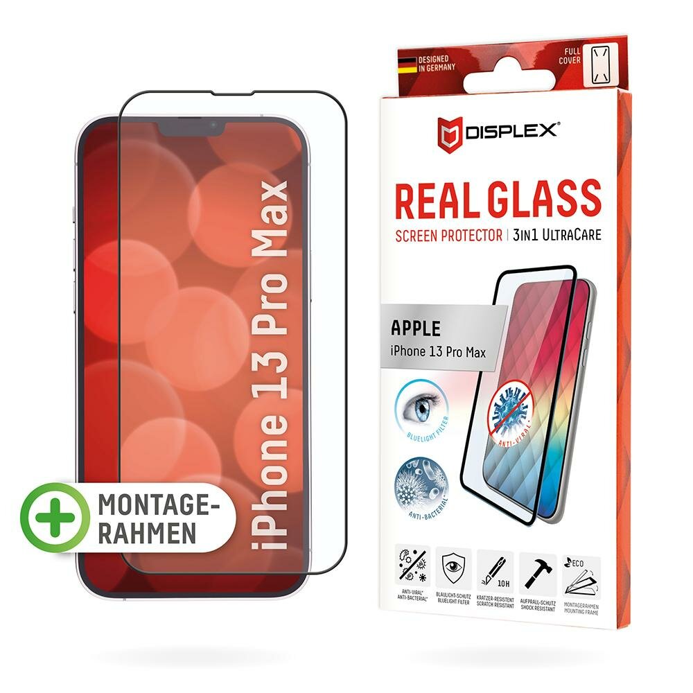 Displex 3in1 UltraCare Glass FC iPhone 13 Pro Max Transparent