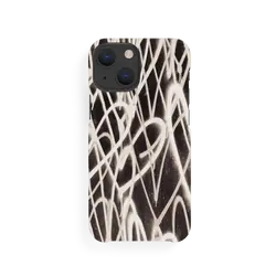 A Good Green Magenta Case für Apple iPhone 13 Mini Black White