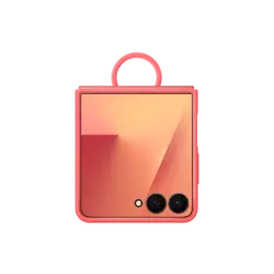 Samsung Galaxy Z Flip 7 Silicone Ring Case Red