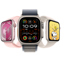 Apple Watch SE (2023) Aluminium Sport Loop Polarstern/Polarstern S/M