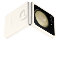 Samsung Silicone Case with Ring Galaxy Z Flip5 Cream