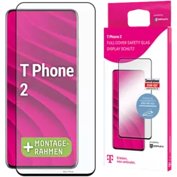 Displex Full Screen Glas Telekom T Phone 2 Transparent