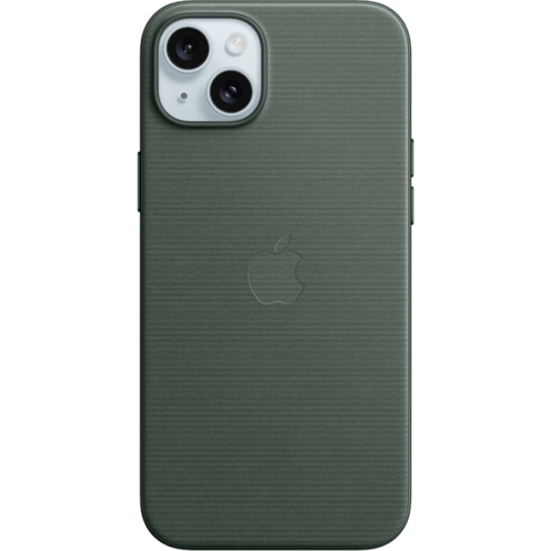 Apple iPhone 15 Plus Feingewebe Case Immergrün