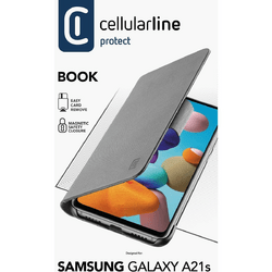 Cellularline Book Case Samsung A21s Schwarz