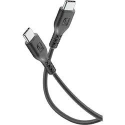 Cellularline Power Data Cable 1,2 m USB Typ-C/ Typ-C Schwarz