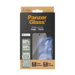 PanzerGlass Screen Protector Google Pixel 9a | Ultra-Wide Fit