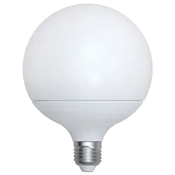 tint LED-Globeform white+color E27, Weiß