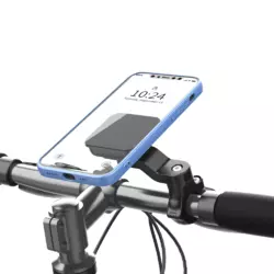 2GO Fahrrad Handyhalterung Ultra BikeLock für Ø 18-30 mm Schwarz