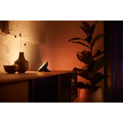 Philips Hue White & Col. Amb. Bloom Tischleuchte Schwarz