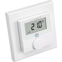 Homematic IP Wandthermostat mit Luftfeuchtigkeitssensor Weiß