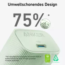 Anker Nano USB-C Wall Charger (30W) Grün