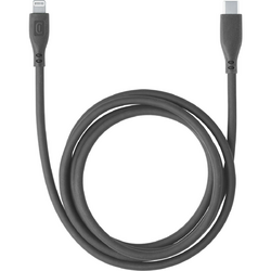 Cellularline Soft Data Cable USB Typ-C/ Lightning 1,2m Schwarz