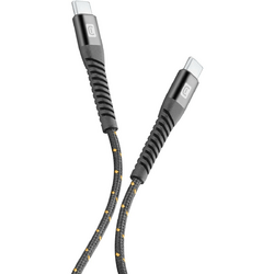Cellularline Tetraforce Data Cable Strong 1.2m USB Typ-C/ Typ-C Schwarz