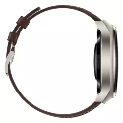 Huawei Watch 4 Pro-Classic Dark Brown Leather