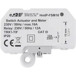 eQ-3 Homematic IP Schalt-Mess-Aktor (16 A) Unterputz Weiß