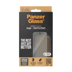 PanzerGlass SAFE Displayschutz Google Pixel 9 | 9 Pro | Ultra-Wide Fit Transparent