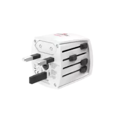 Hama Weltreiseadapter "MUV Micro", 2-polig Weiß