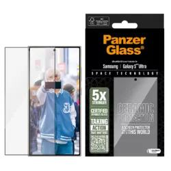 PanzerGlass Ceramic Displayschutz Samsung Galaxy S25 Ultra | Ultra-Wide Fit Klar