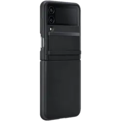 Samsung Flap Leather Cover für Galaxy Flip 4, black Black