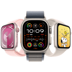 Apple Watch Series 9 Aluminium Sport Loop Mitternacht/Mitternacht