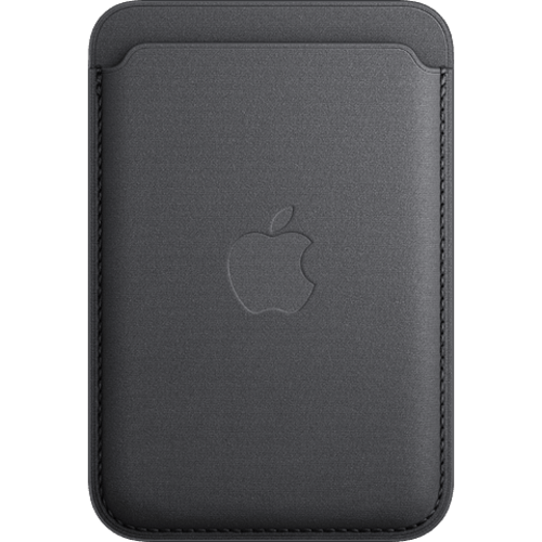 Apple iPhone Feingewebe Wallet mit MagSafe Schwarz