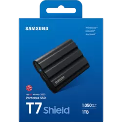 Samsung SSD T7 Shield 1 TB USB-C Black