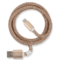 Peter Jäckel Glamour USB Data Cable Typ-C mit Sync- und Ladefunktion