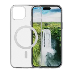 dbramante1928 Iceland Ultra D3O MagSafe iPhone 15 Plus Transparent