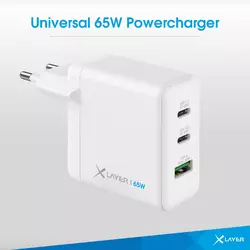 XLayer Powercharger 65W USB Typ C Weiß