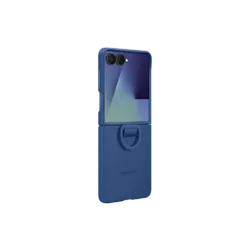 Samsung Galaxy Z Flip 7 Silicone Ring Case Blue