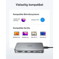 Anker 563 USB-C Hub 10-in-1 (Dual 4K HDMI MacBook)