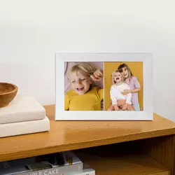 Aura Carver digitaler WLAN-Bilderrahmen Sea Salt