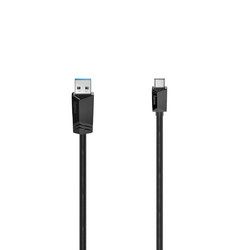 Hama USB-C-Kabel USB-C-Stecker - USB-A-Stecker USB 3.2 Gen1 5 Gbit/s 3,00 m