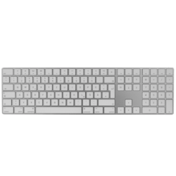 Apple Magic Keyboard (DE) mit Ziffernblock, Weiß