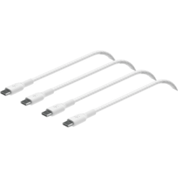 Belkin geflochtenes PVC Kabel, Weiß