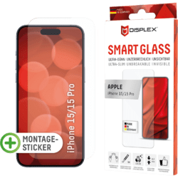 Displex Smart Glass für iPhone 15/15 Pro
