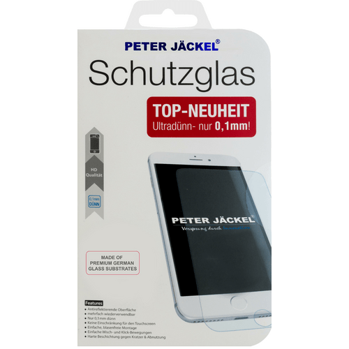 Peter Jäckel HD SCHOTT Glass 0,1 mm Apple iPhone SE (2022)/ SE (2020)/ 8/ 7/ 6/ 6S Transparent