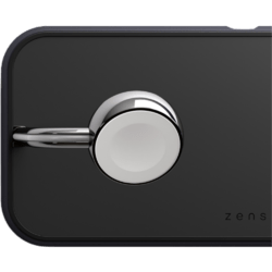 Zens Aluminium Dual Wireless Charger + Watch 10W (3-1 Charger) Schwarz