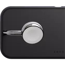 Zens Aluminium Dual Wireless Charger + Watch 10W (3-1 Charger) Schwarz
