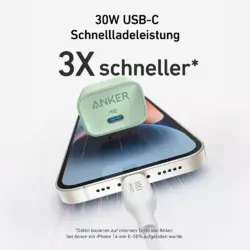 Anker Nano USB-C Wall Charger (30W) Grün