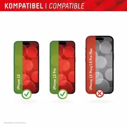 Displex Real Glass Full Cover Apple iPhone 15/15 Pro