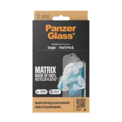PanzerGlass Film Screen Protector Google Pixel 9 Pro XL | Ultra-Wide Fit w. EasyAligner