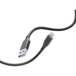 Cellularline Soft Data Cable USB-A/ Lightning 1,2m Schwarz