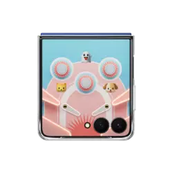 Samsung Galaxy Z Flip 7 Flipsuit Case Transparent