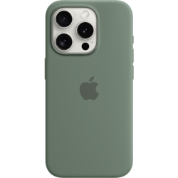 Apple iPhone 15 Pro Silikon Case Zypresse