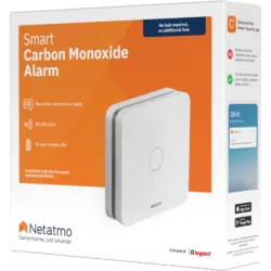 Netatmo Smarter Kohlenmonoxidmelder Alarm (85dB) Weiß