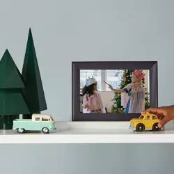 Aura Carver digitaler WLAN-Bilderrahmen Gravel
