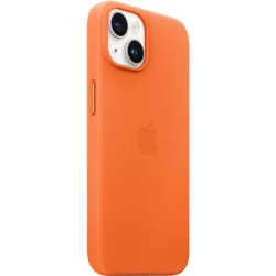 Apple iPhone 14 Leder Case mit MagSafe Orange
